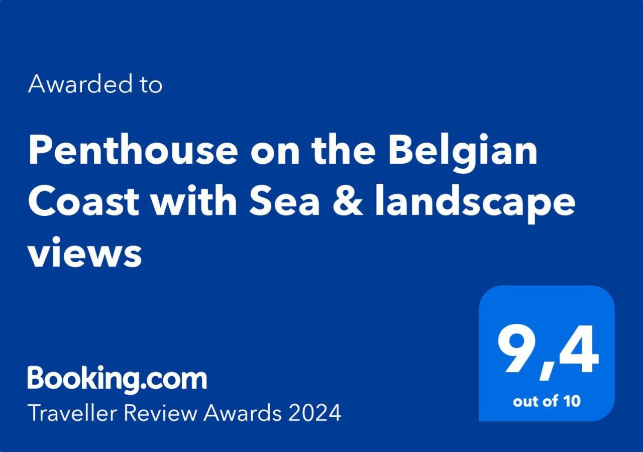 Penthouse On The Belgian Coast With Sea & Landscape Views Apartamento Wenduine Exterior foto