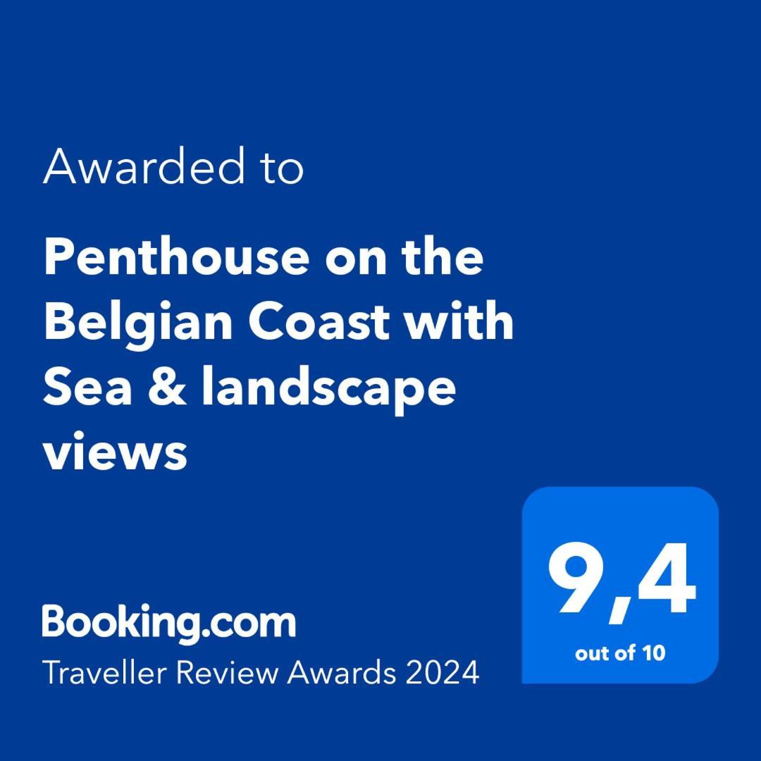 Penthouse On The Belgian Coast With Sea & Landscape Views Apartamento Wenduine Exterior foto